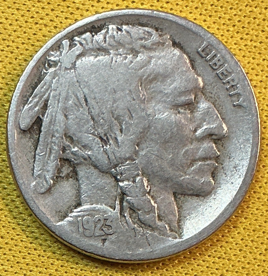 1923-S Buffalo Nickel, Very Good Circulated Coin, Store #NL1037