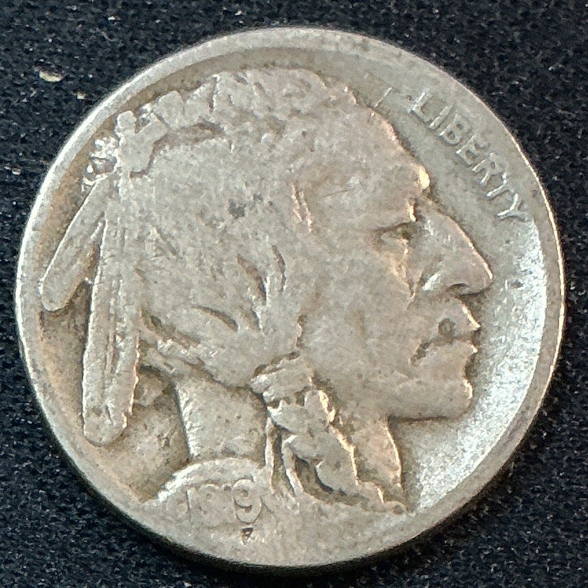 1919-D Buffalo Nickel, Good Circulated Coin, Store #NL1003