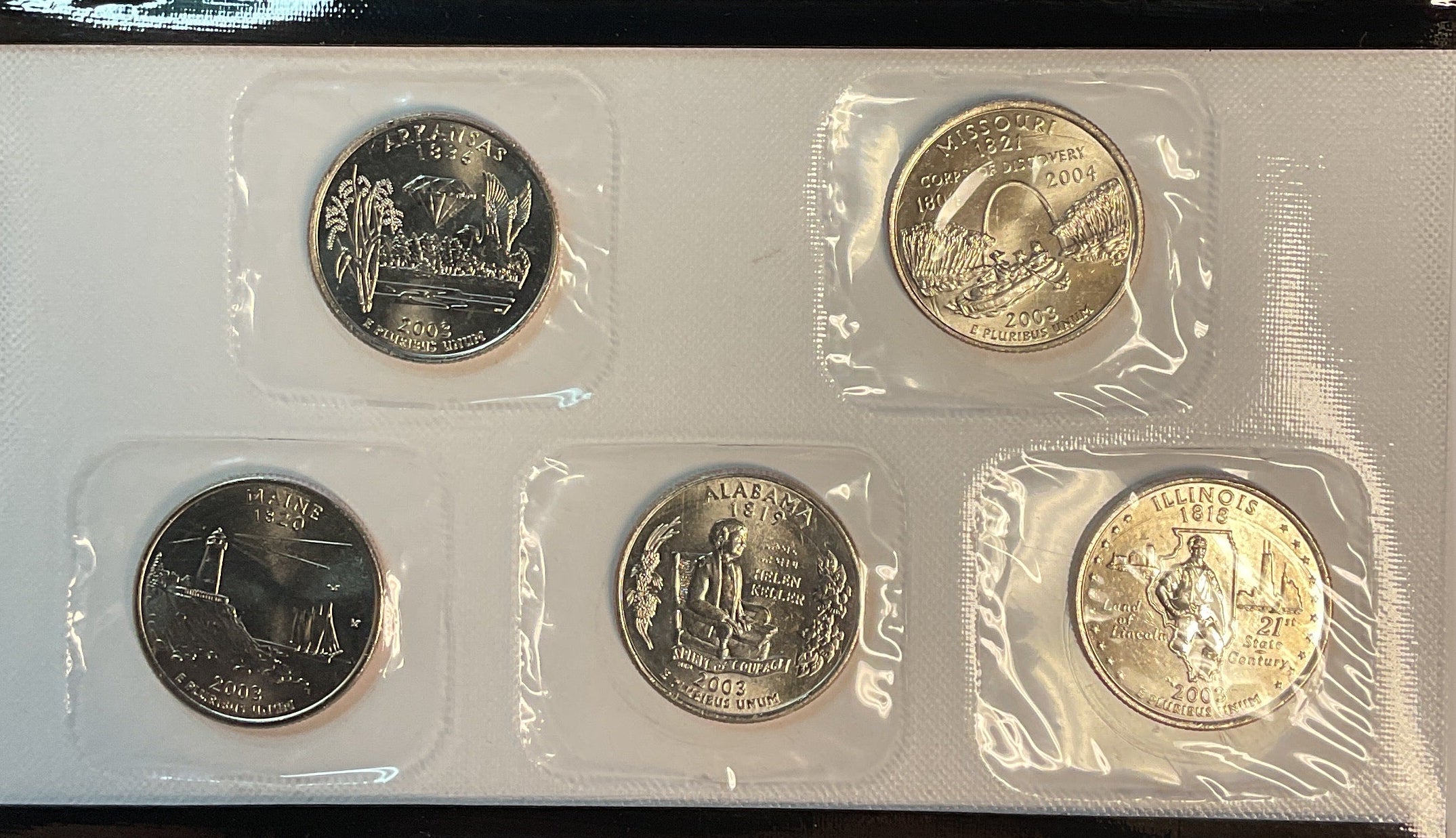 2003 United States Uncirculated 20-Coin Mint Set