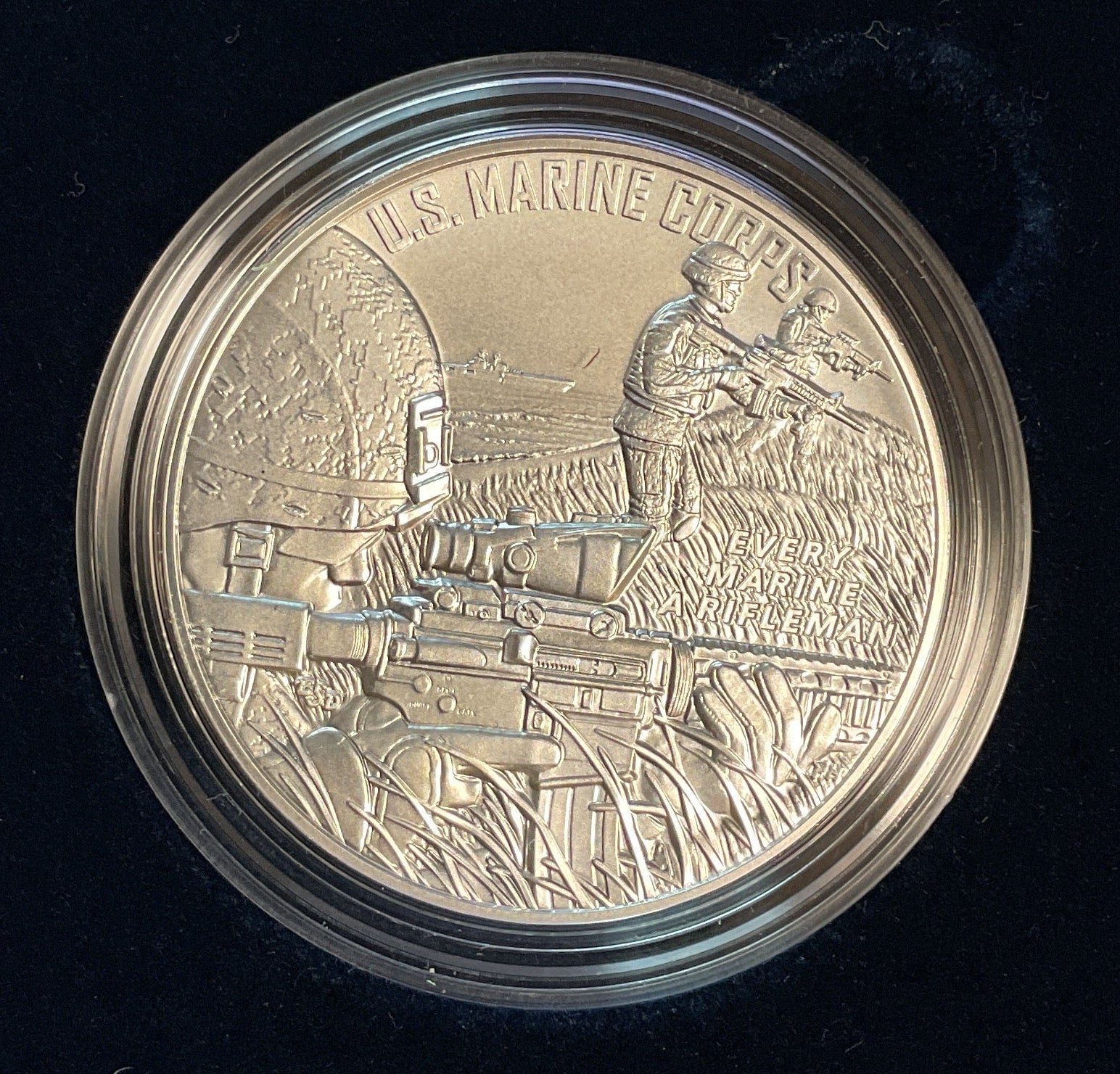 U.S. Mint, Armed Forces Silver Medal, U.S. Marine Corps, #SR010