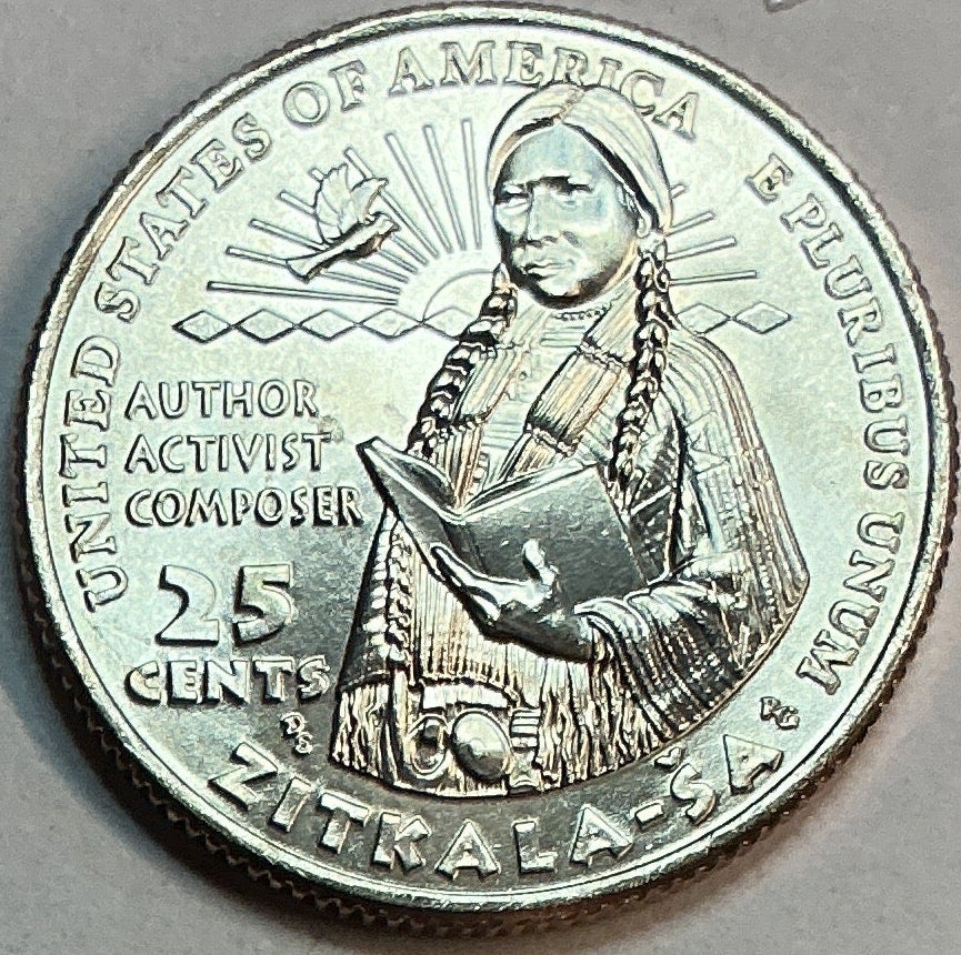 2024-P Zitkala-Sa, Washington Quarter, American Women Collection 2022-2025