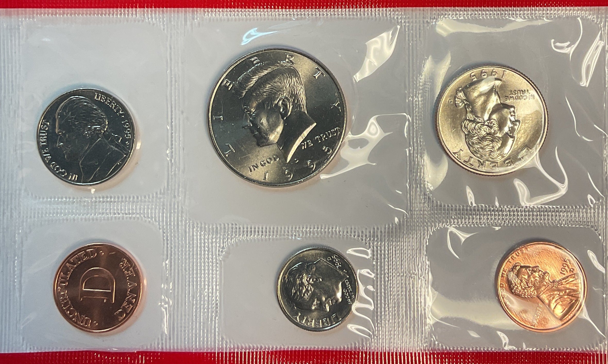 1995 United States Un-Circulated 12-Coin Mint Set
