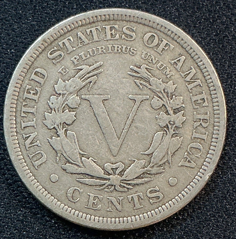 1908 Liberty Nickel, Very Good Circulated Coin, Store #NL902