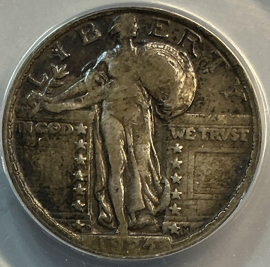 1924-D Standing Liberty Quarter, ANACS F-15, Store #QR1620
