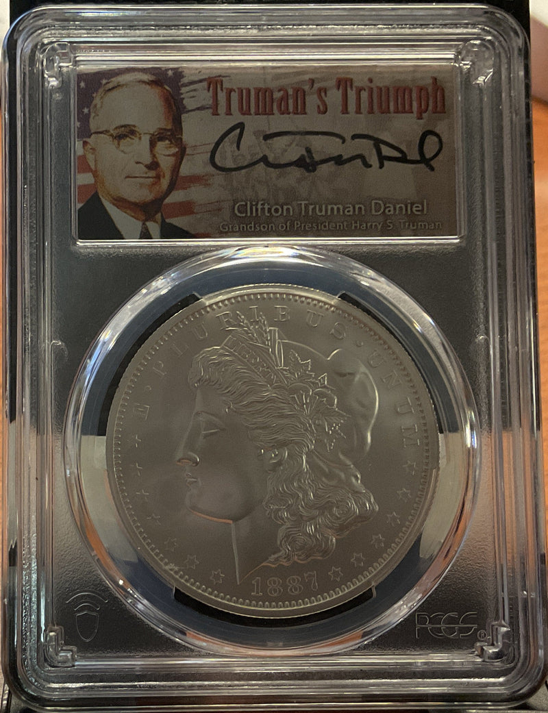 .999 silver, 1 Troy Ounce, 2023 Fiji Privy Morgan Ag, PCGS MS-70, Store