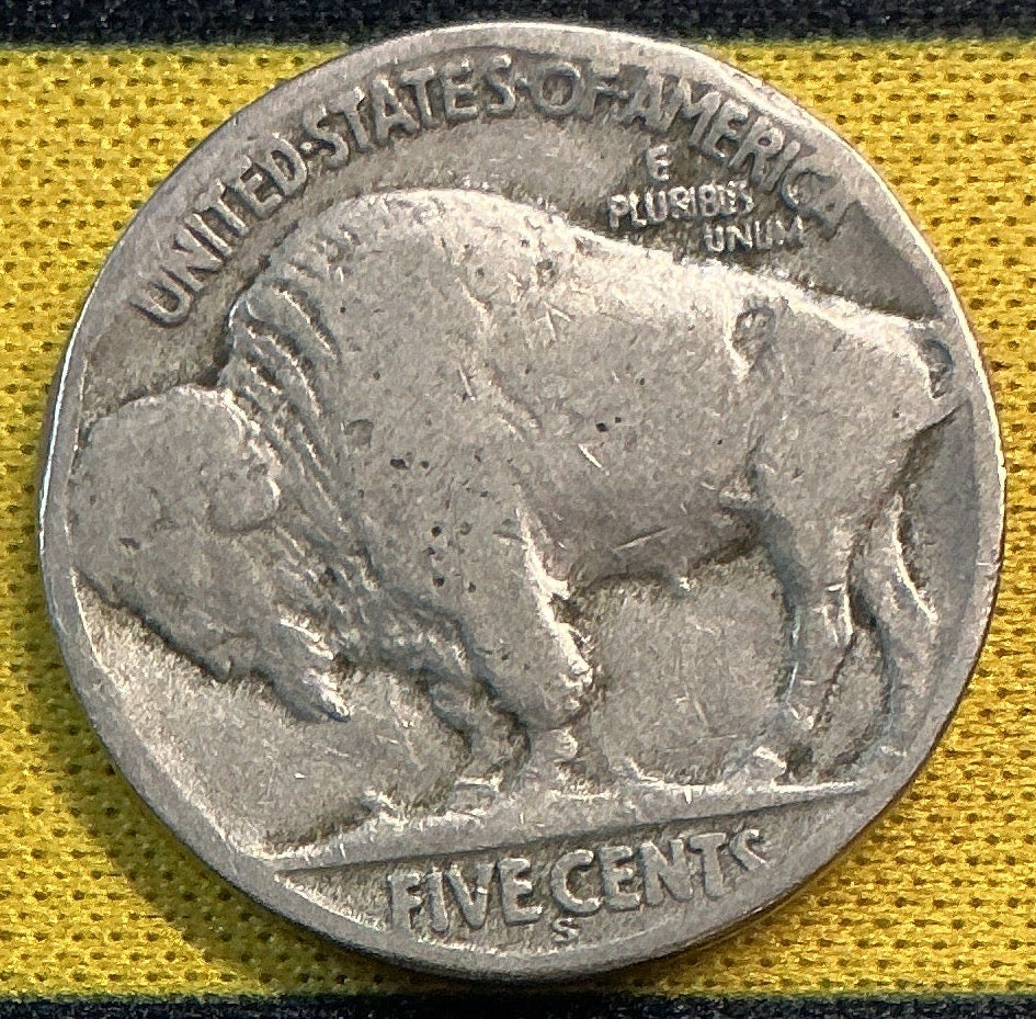 1920-S Buffalo Nickel, Very Good+ Circulated Coin, Store #NL1020