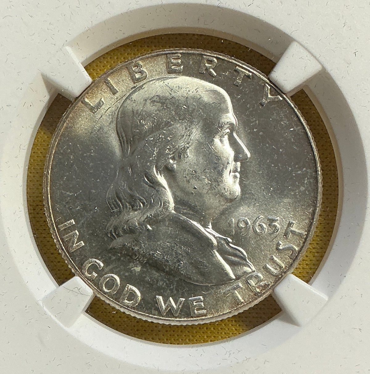1963 Franklin Half Dollar, NGC MS 63, Store #HR2104