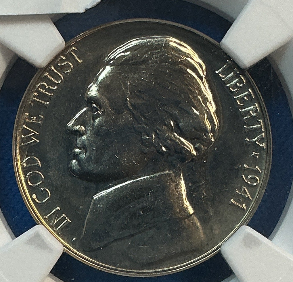 1941 Jefferson Nickel, NGC PF-66, Store #GNL058
