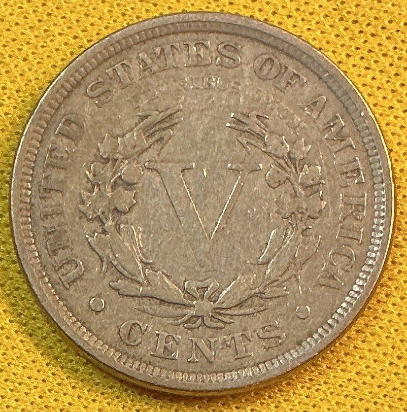 1902 Liberty Nickel, Fine Circulated Coin, Store #NL886