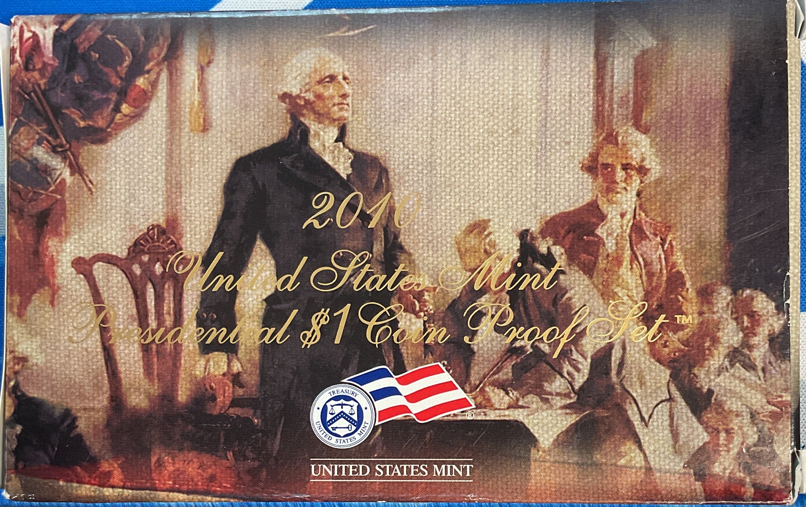 2010 U.S. Mint President $1 Coin Proof Set, in Original Government Packaging.