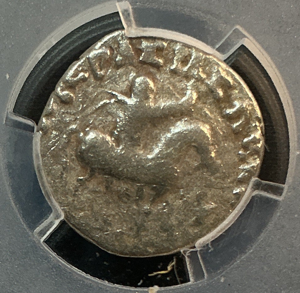Ancient Coinage, Indo-Scythians, Azes, c. 58-12 BC, AR Drachm, Store #AT0009