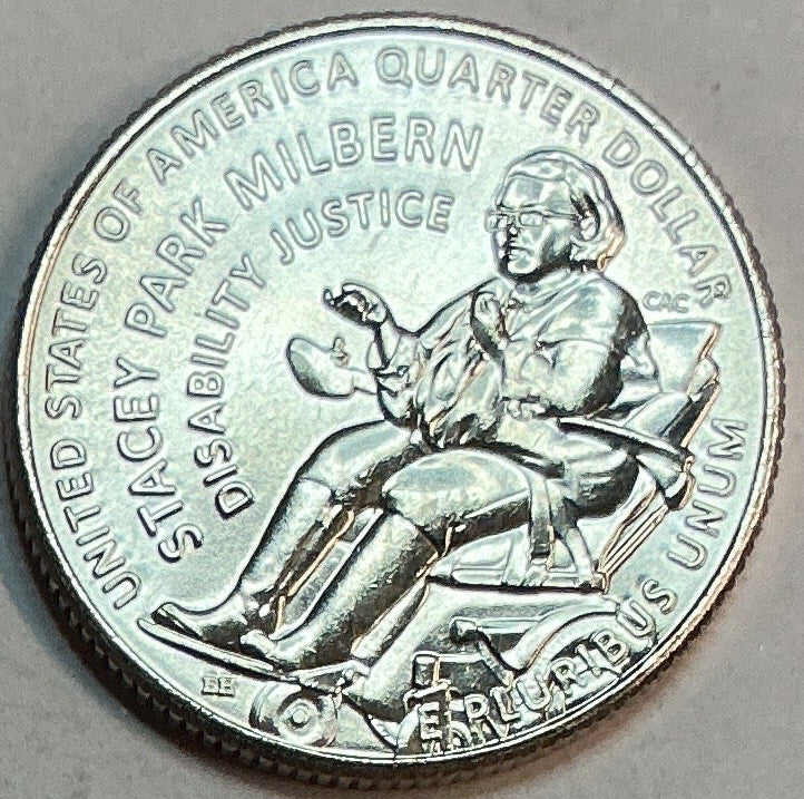 2025-D Stacey Park Milbern, Washington Quarter, American Women Collection 2022-2025