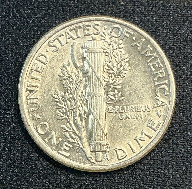 1940 Mercury Dime, Mint State Uncirculated Coin, Store #DE0672