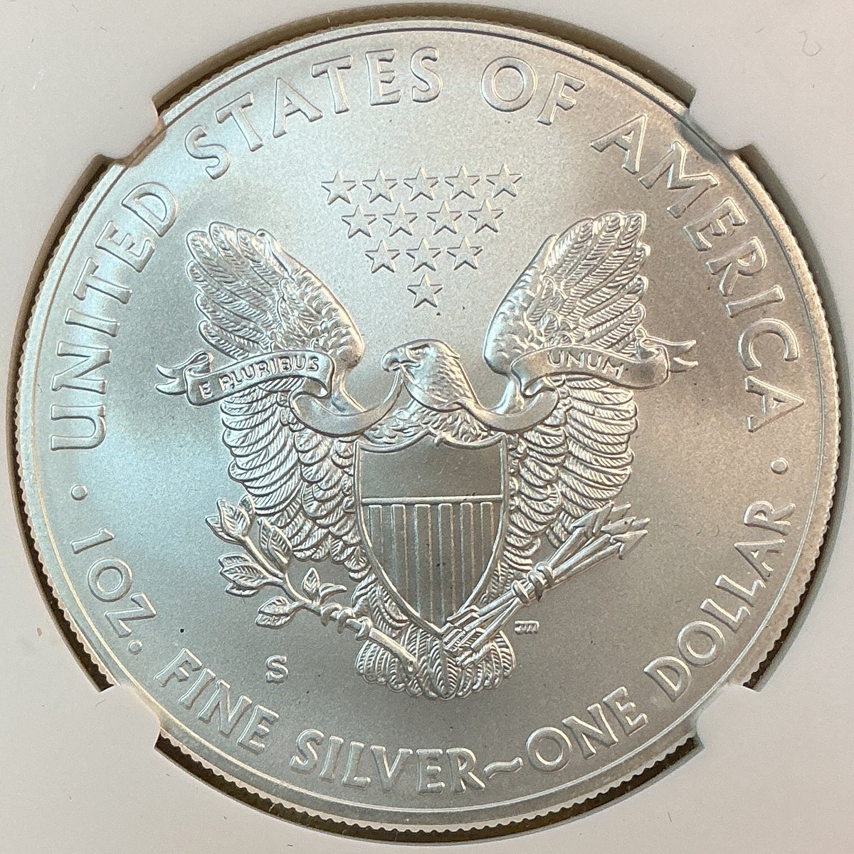 2011-S American Silver Eagle $1, 25th Anniversary, NGC MS-69, Store Sale #AE0551