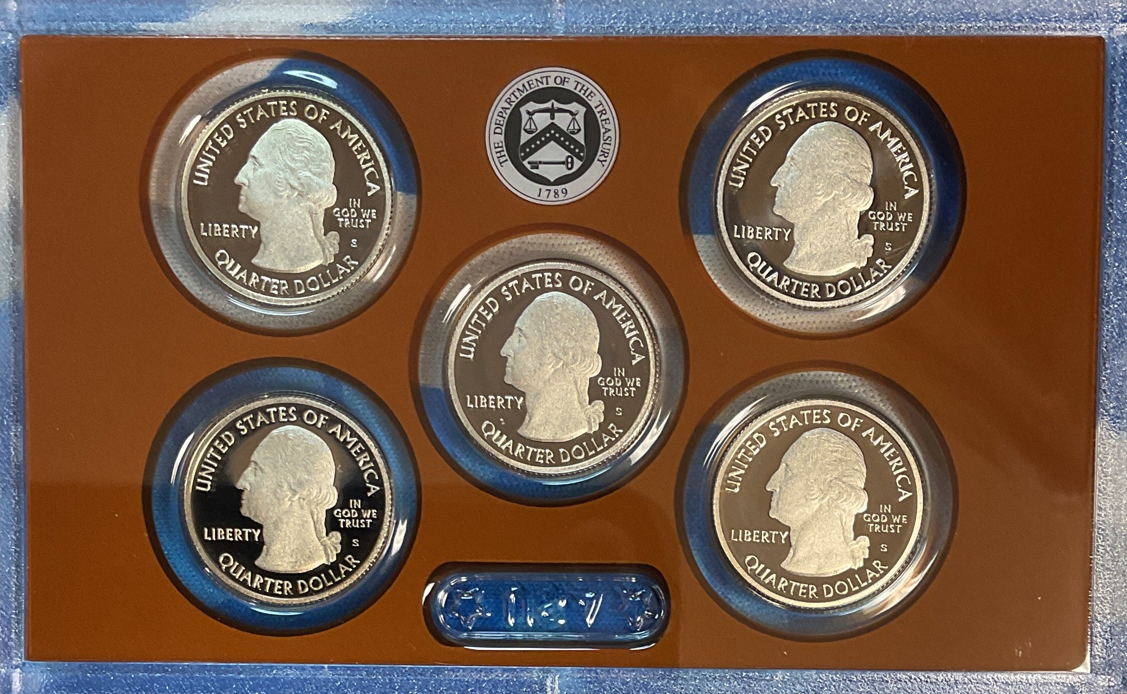 2013 U.S. Mint America the Beautiful Quarters Proof Set, in Original Government Packaging