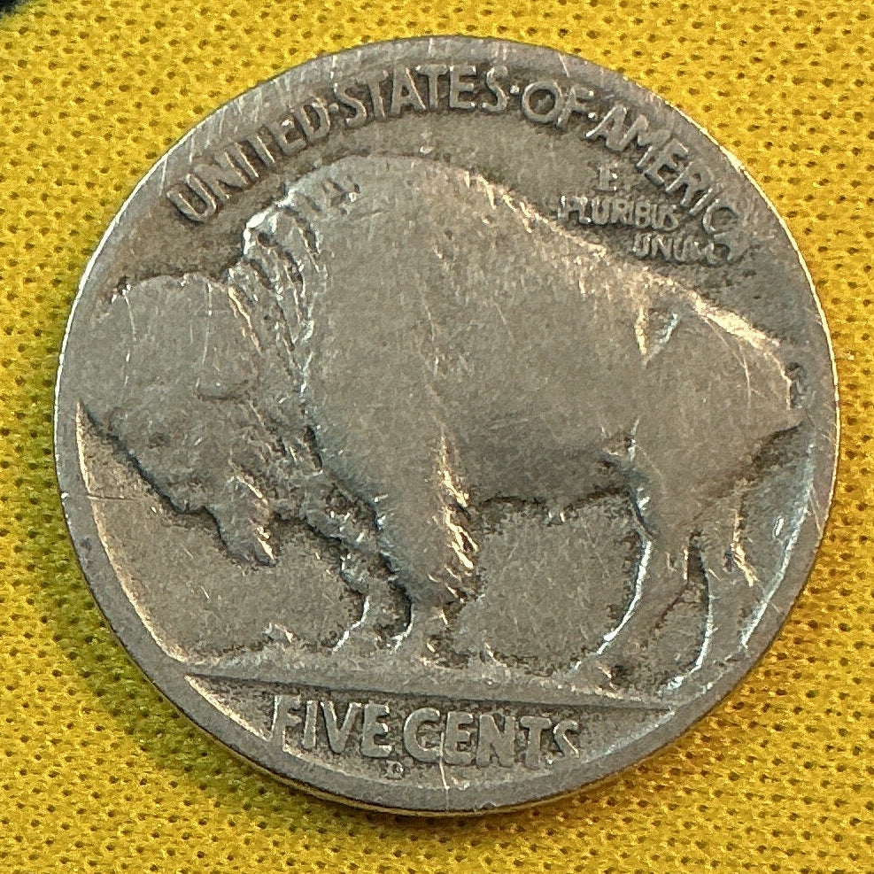 1920-D Buffalo Nickel, Good Circulated Coin, Store #NL1013