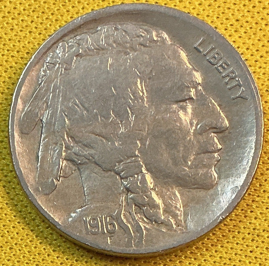 1916-S Buffalo Nickel, Extra Fine Circulated Coin, Store #NL974