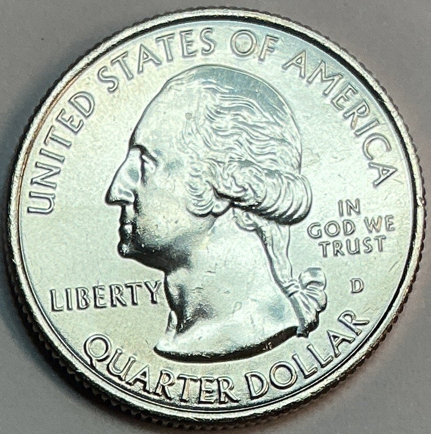 2013-D Uncirculated, Mount Rushmore National Memorial, South Dakota, Washington Quarter