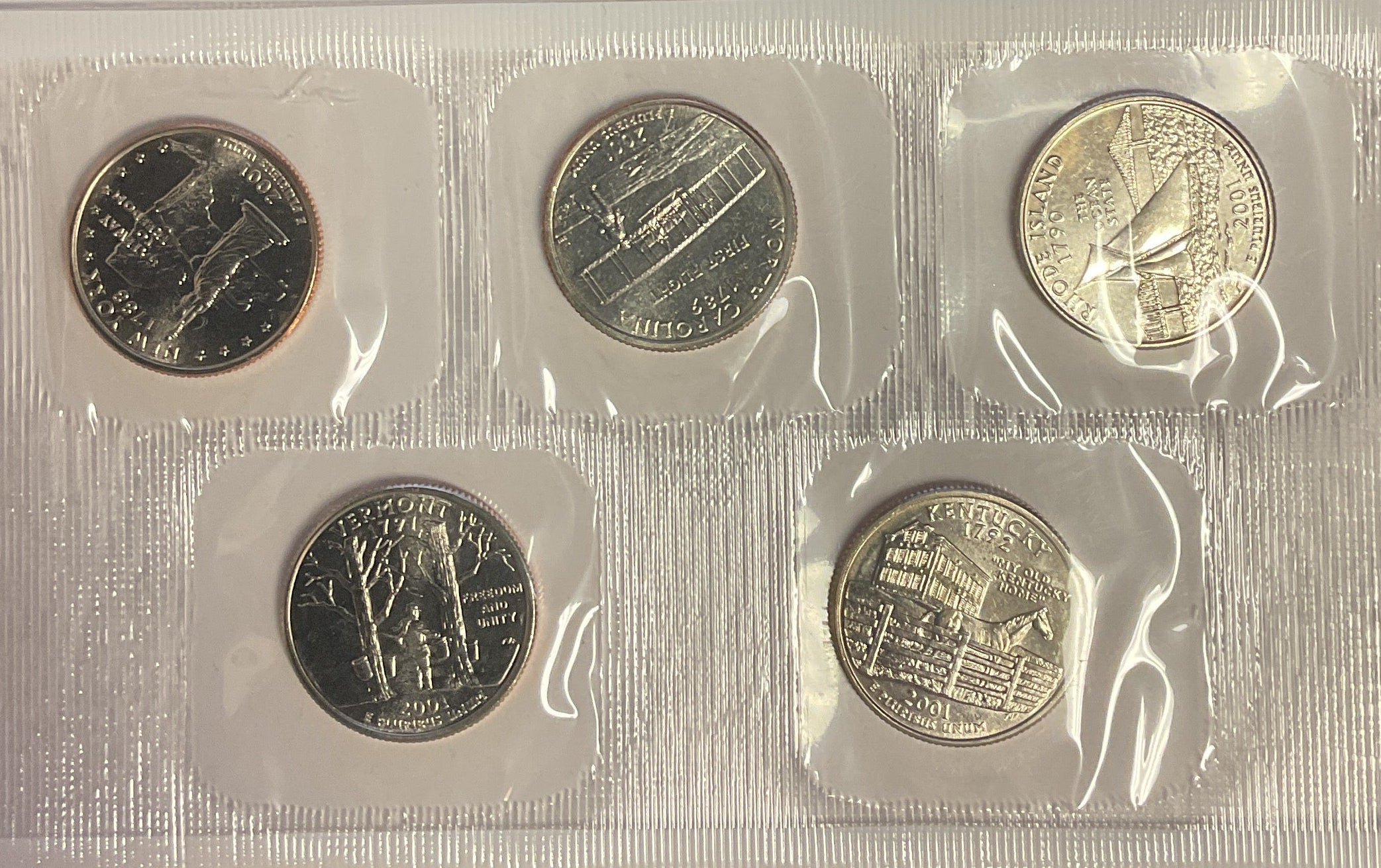 2001 United States Uncirculated 20-Coin Mint Set