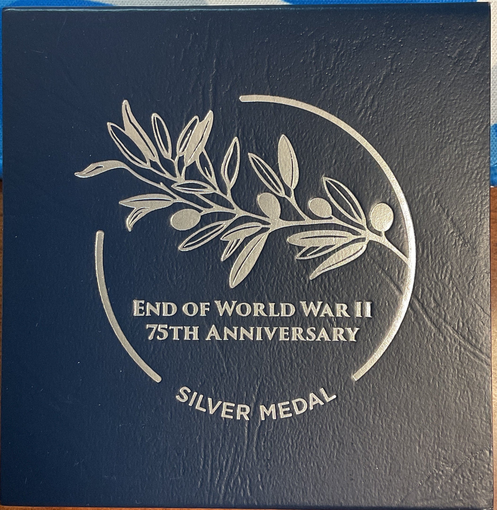 U.S. Mint, End of World War II, 75th Anniversary Silver Medal, #SR011