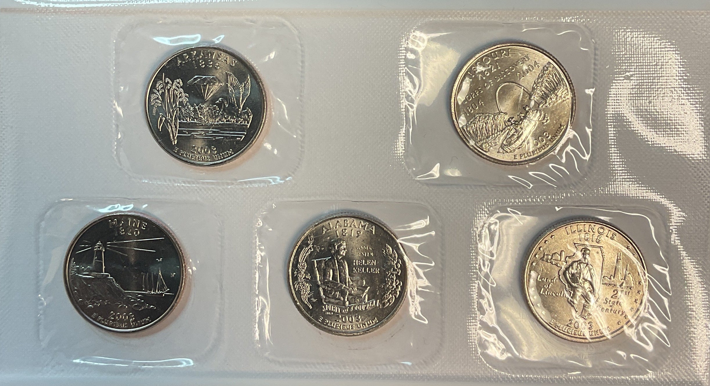 2003 United States Uncirculated 20-Coin Mint Set