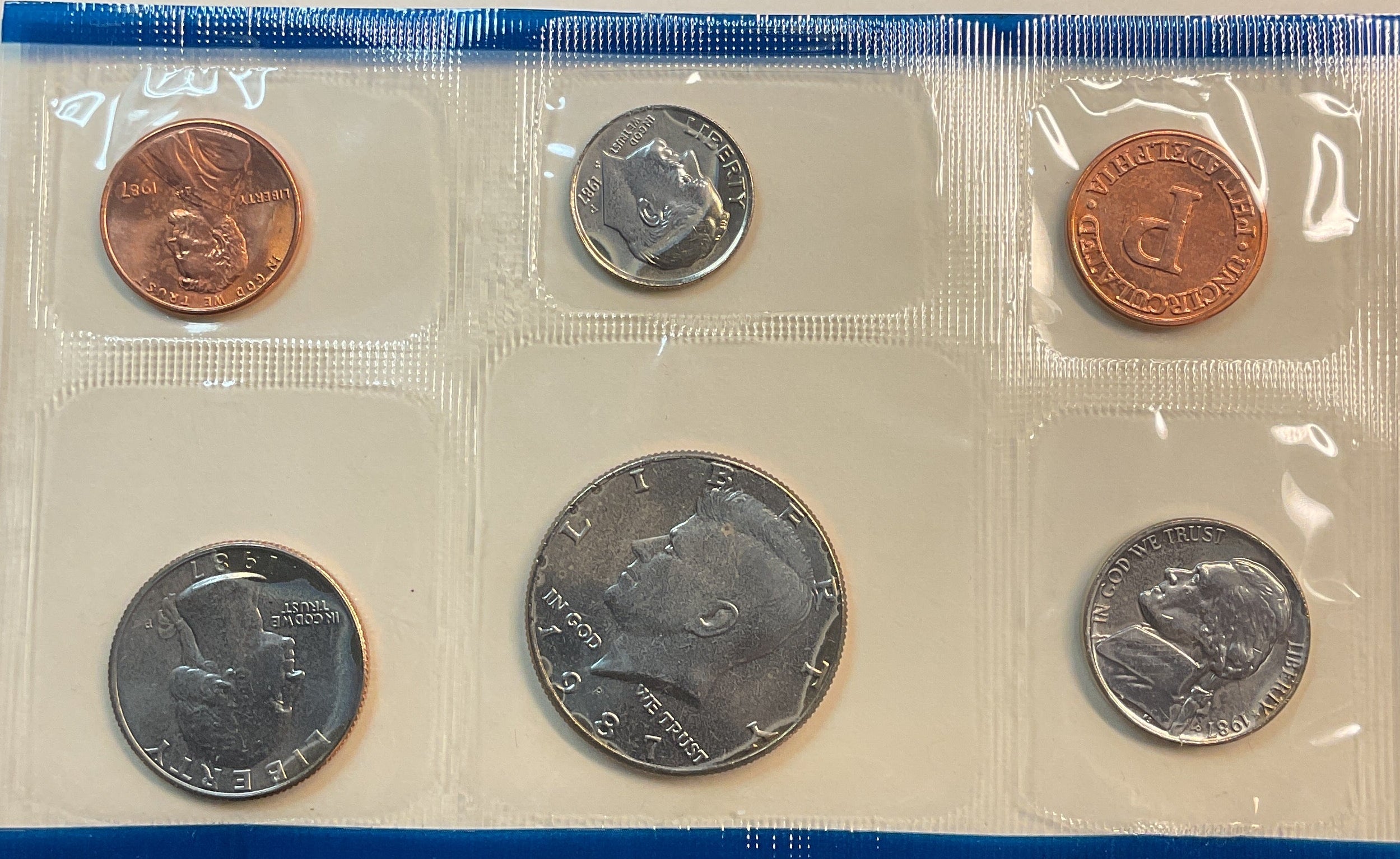 1987 United States Uncirculated 12-Coin Mint Set