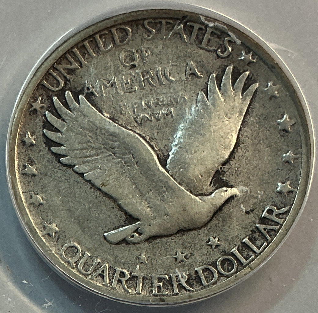 1924-S Standing Liberty Quarter, ANACS F-12, Store #QR1621