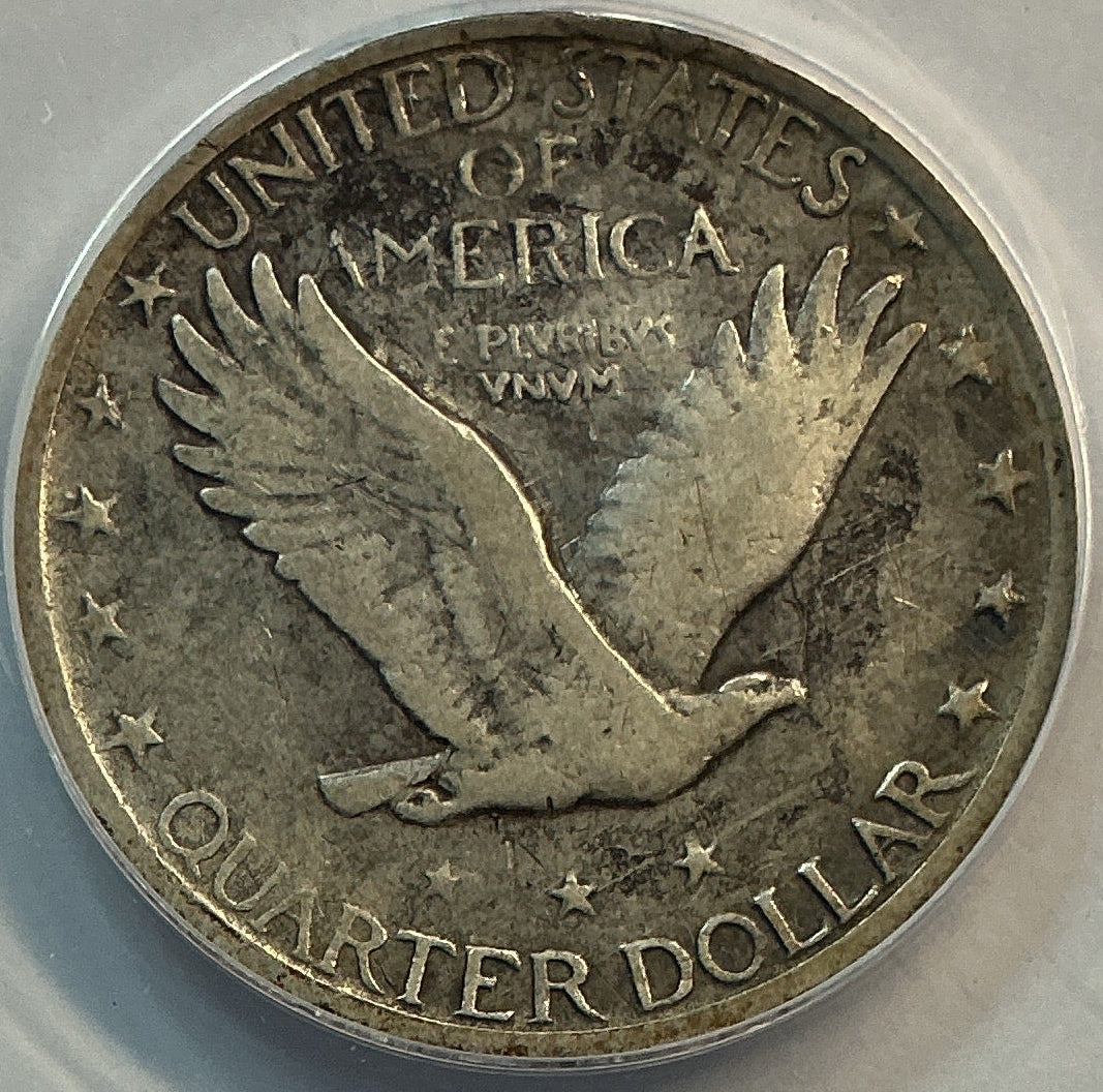 1920-S Standing Liberty Quarter, *Corroded* ANACS F-15, Store #QR1614