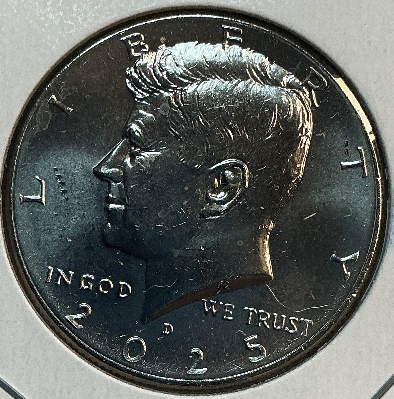2025-D Kennedy Half Dollar. Modern Half. Gem UN-Circulated. Store #HR1831