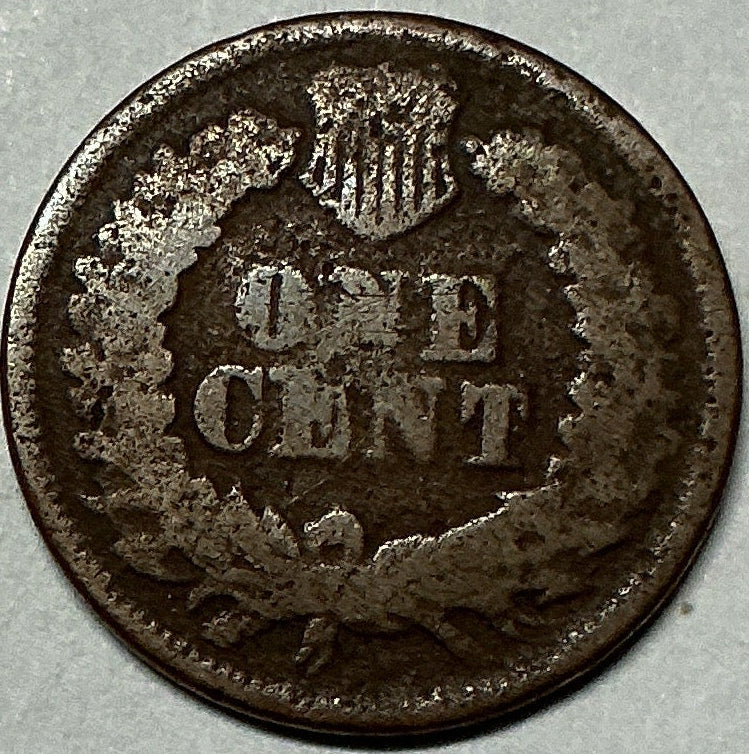 1866 Indian Head Cent, Good+ Circulated Coin, Store #CT0535