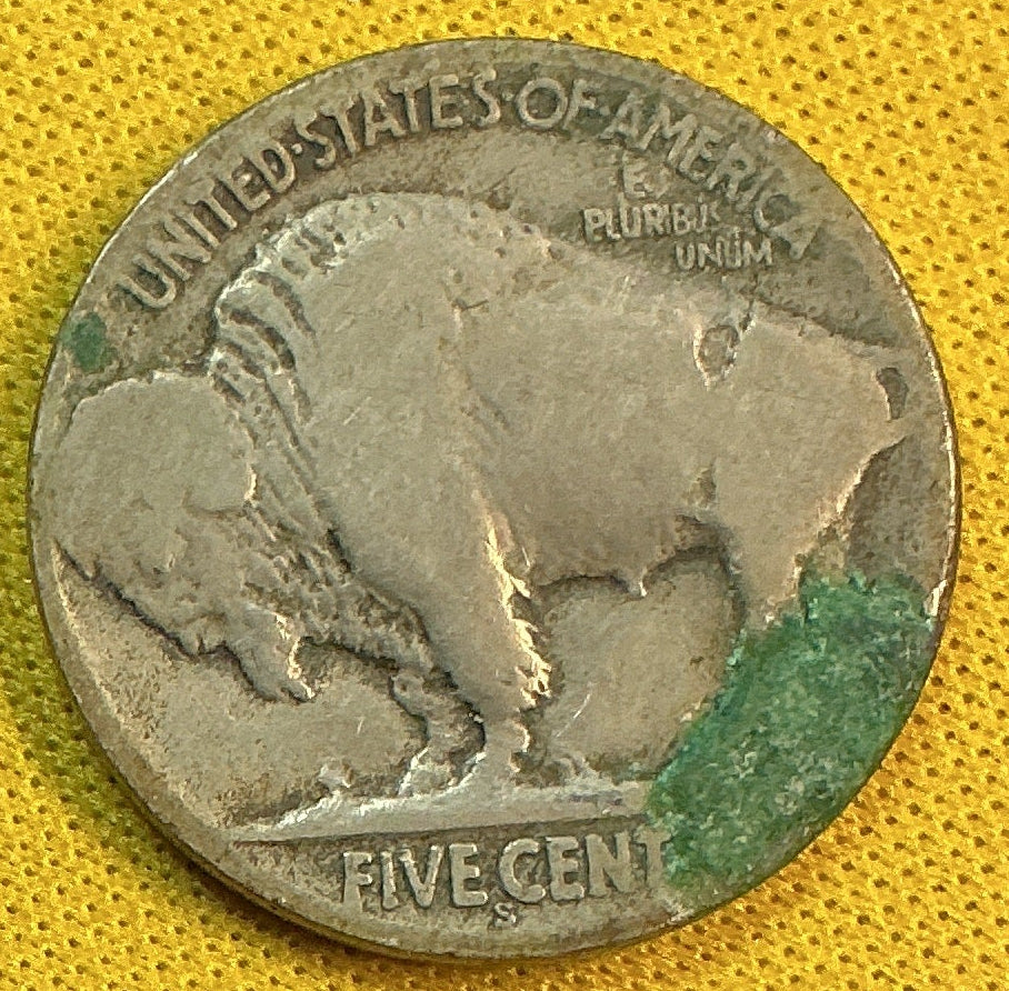 1924-S Buffalo Nickel, Good Circulated Coin, Store #NL1053