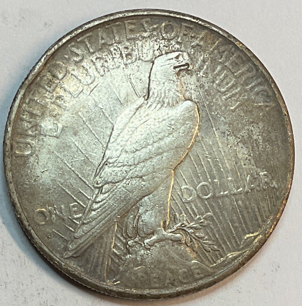1926-S Peace Dollar, Very Fine Circulated Coin, Store #DR0954
