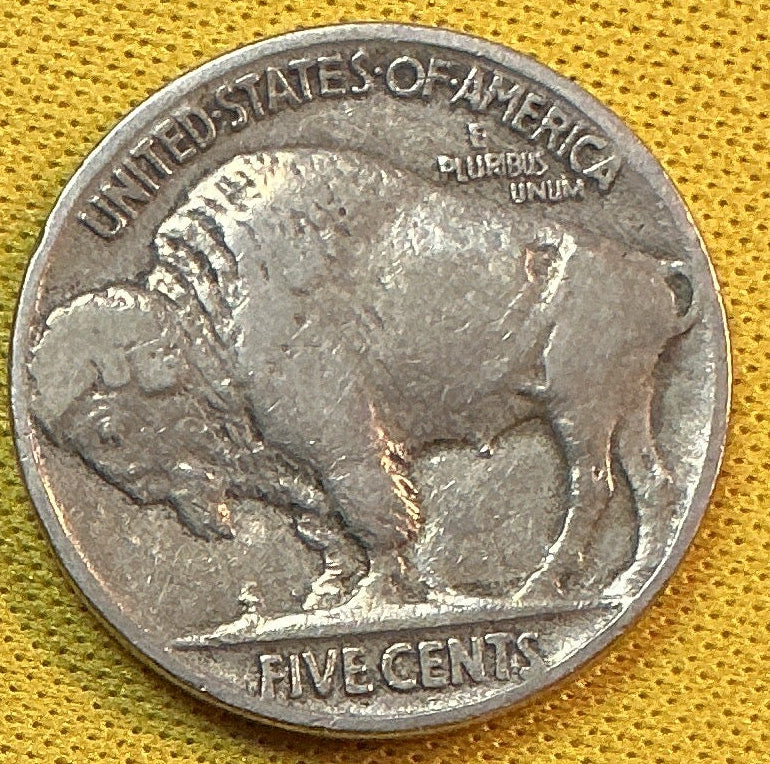 1927 Buffalo Nickel, Very Good Circulated Coin, Store #NL1064