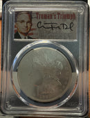 .999 silver, 1 Troy Ounce, 2023 Fiji Privy Morgan Ag, PCGS MS-70, Store