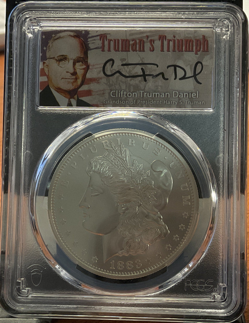 .999 silver, 1 Troy Ounce, 2023 Fiji Privy Morgan Ag, PCGS MS-70, Store