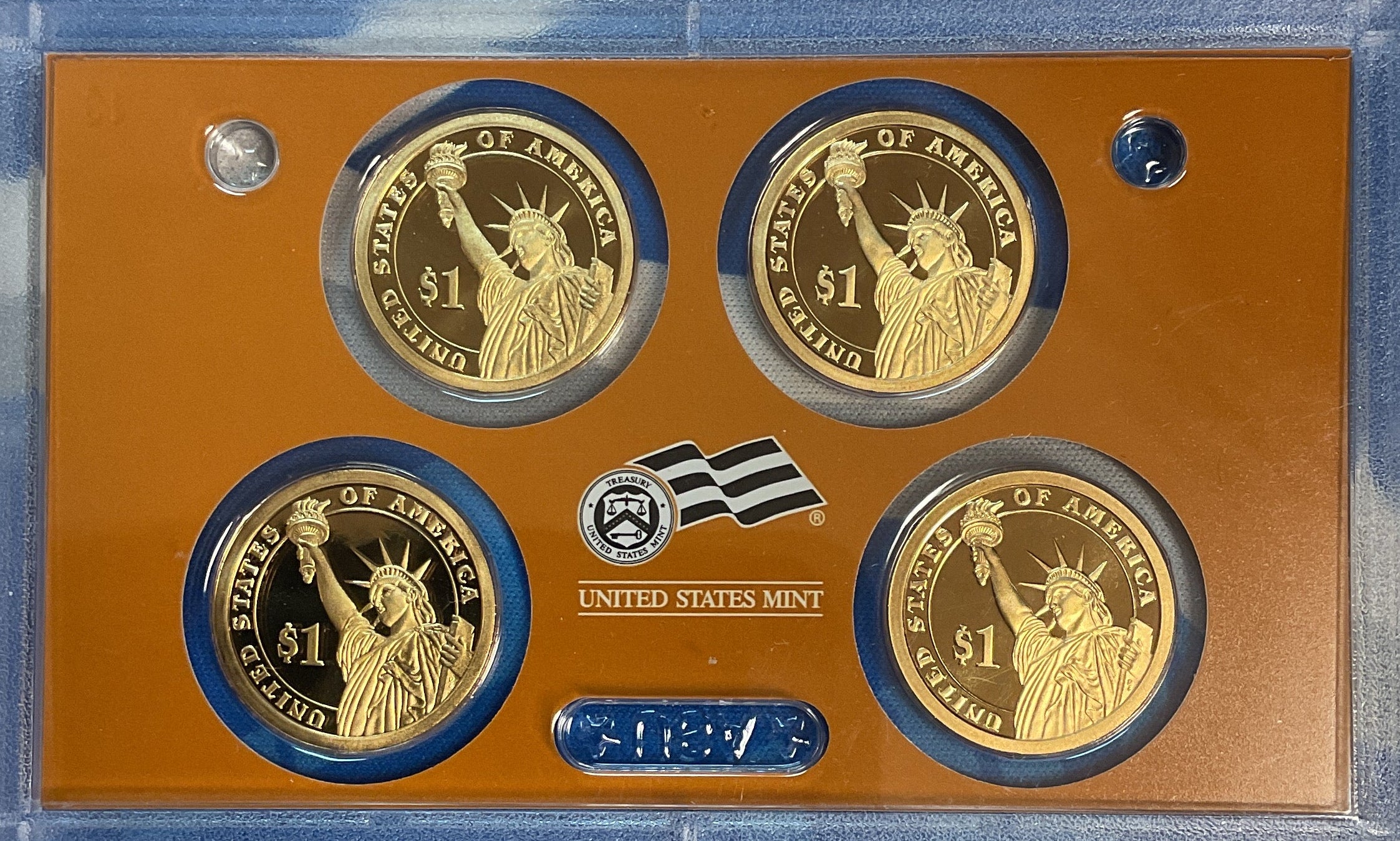 2008 U.S. Mint President $1 Coin Proof Set, in Original Government Packaging.
