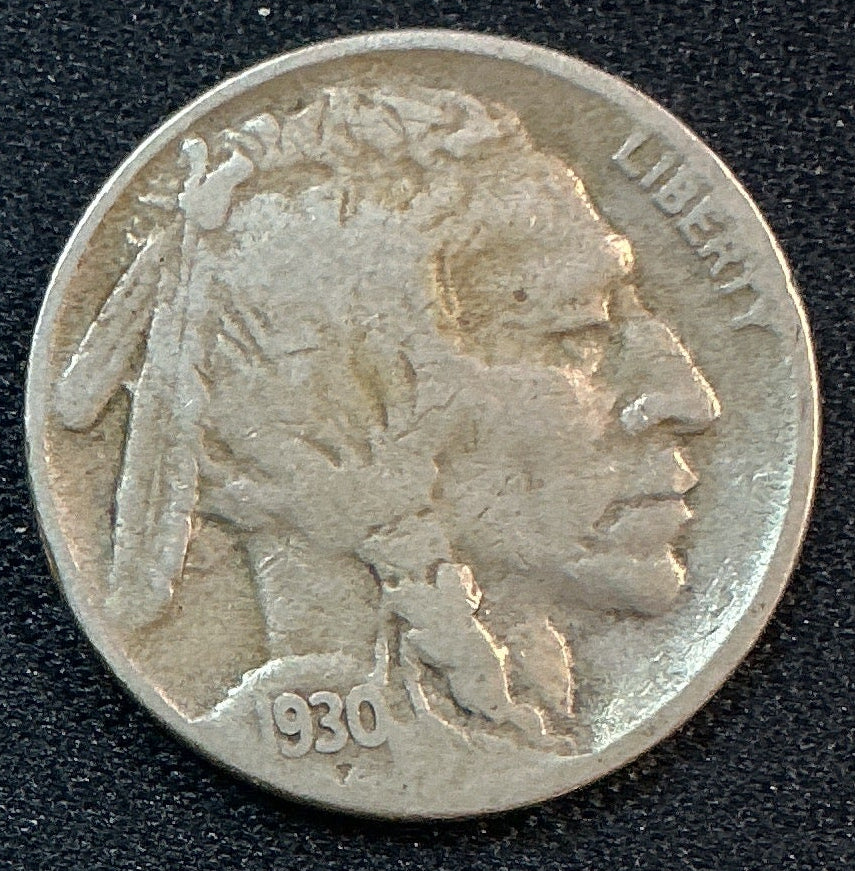 1930-S Buffalo Nickel, Very Good Circulated Coin, Store #NL1093