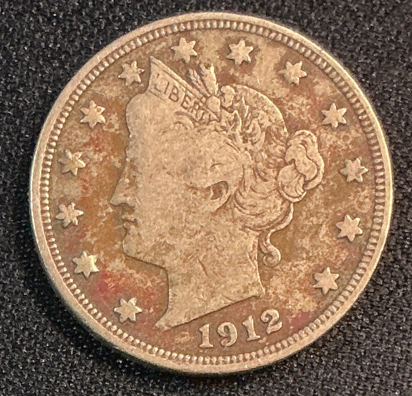 1912-D Liberty Nickel, Extra Fine Circulated Coin, Store #NL921
