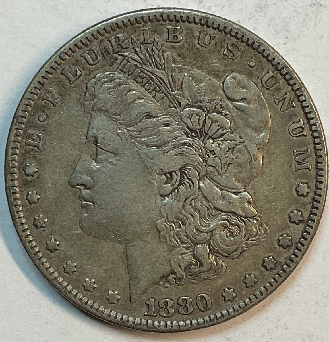 1880 Morgan Dollar, Very Fine Circulated Coin, Store #DR0858