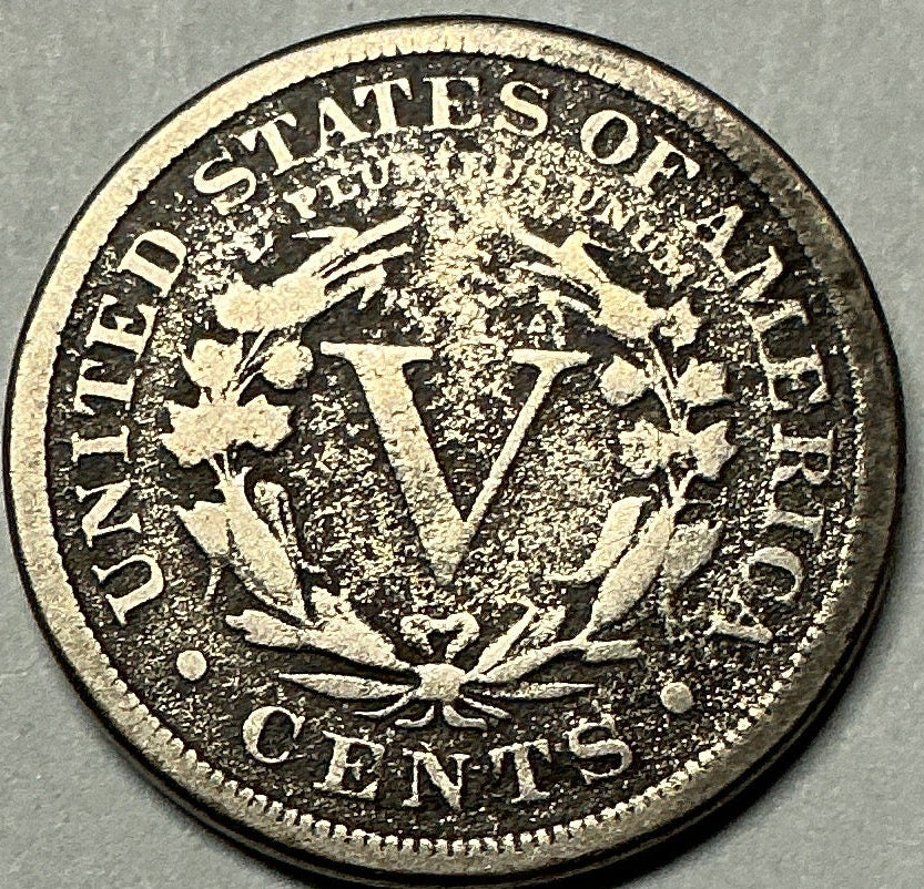 1885 Liberty Nickel, Good+ Circulated Coin, Store #NL1383