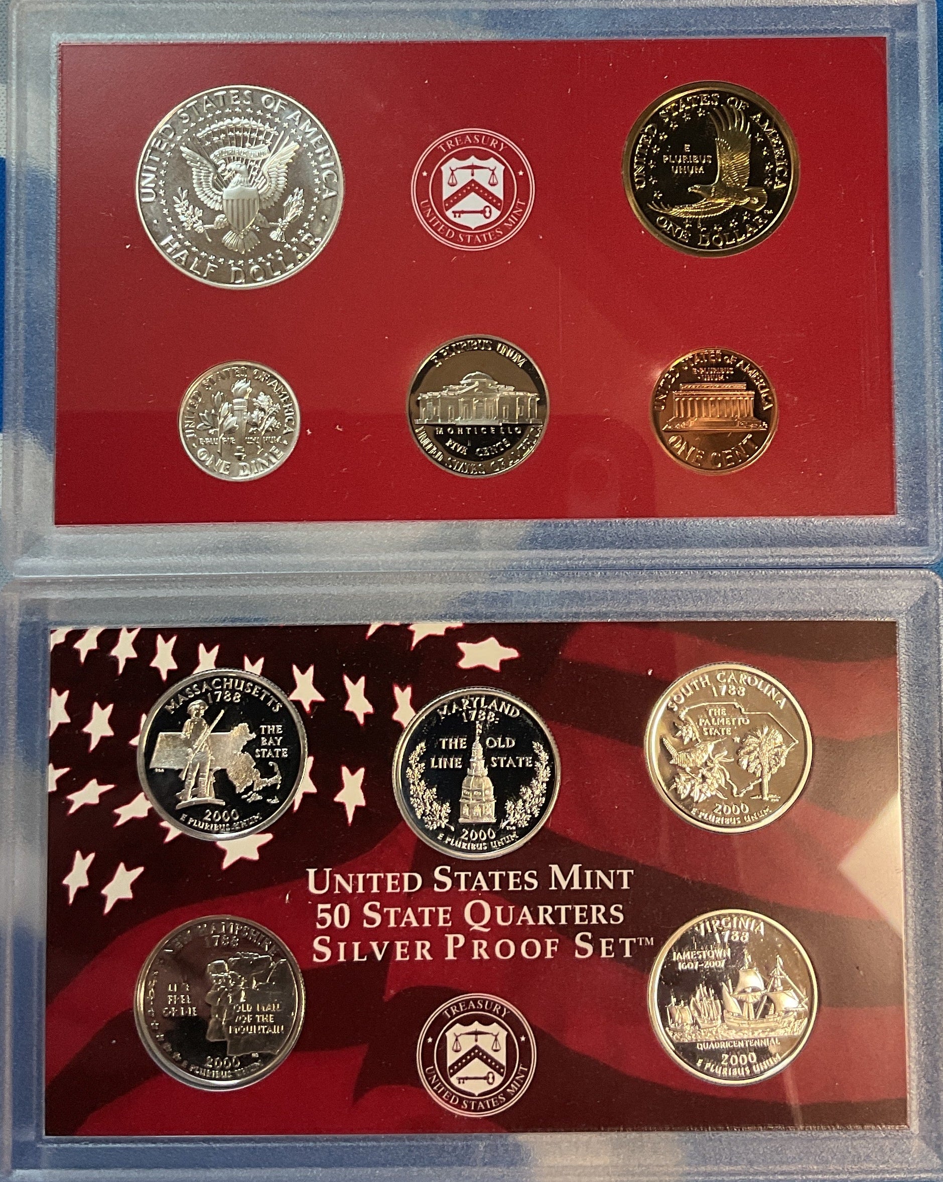 2000 United States Mint Silver Proof Set w/C.O.A.