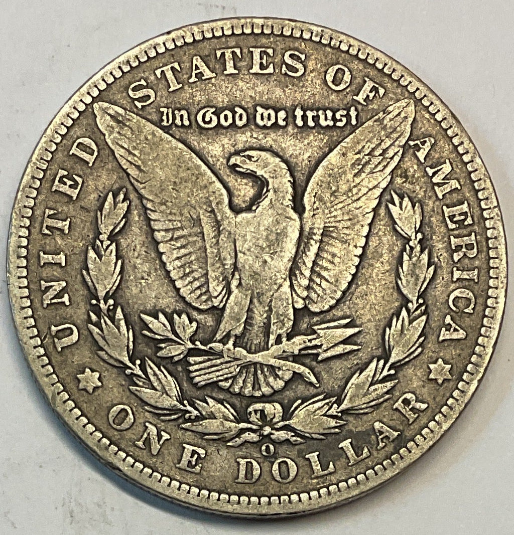 1904-O Morgan Silver Dollar, Very Good Plus, Circulated Coin, Store #DR0925