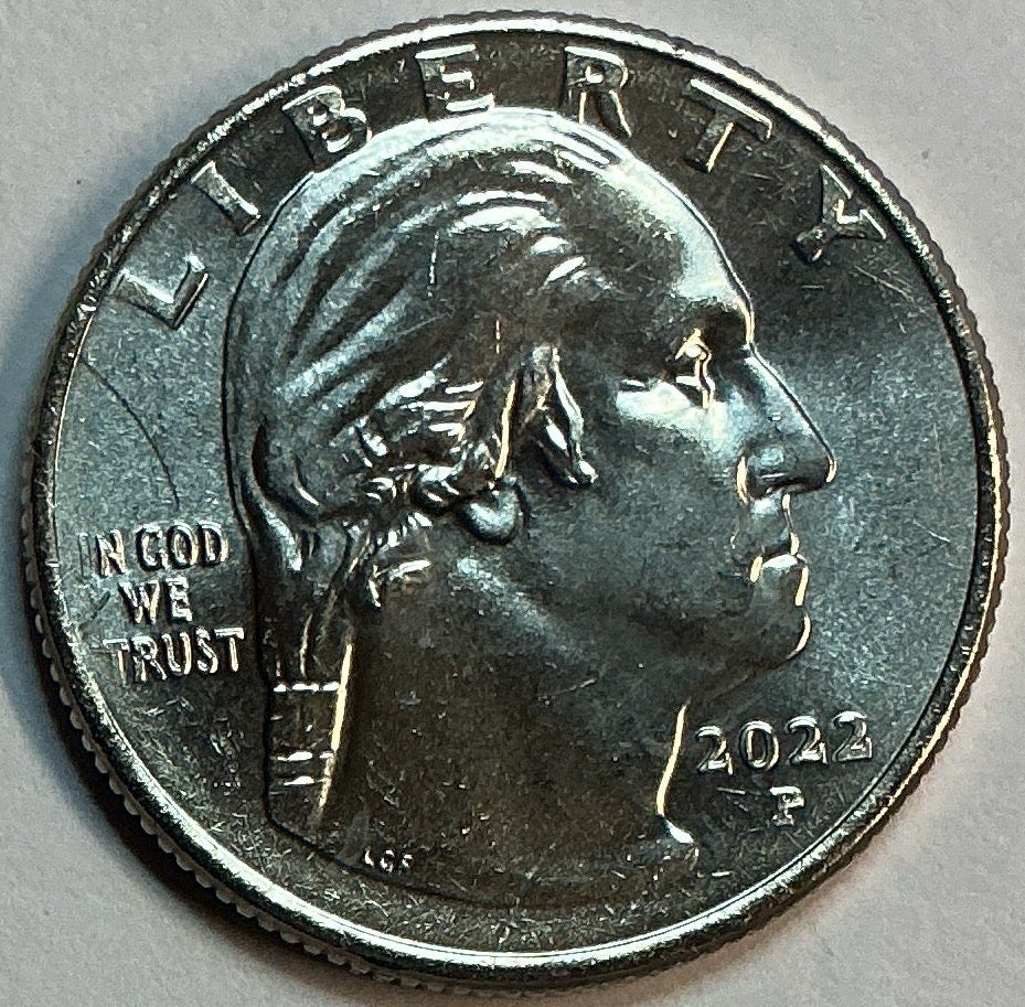 2022-P Anna May Wong, Washington Quarter, American Women Collection 2022-2025