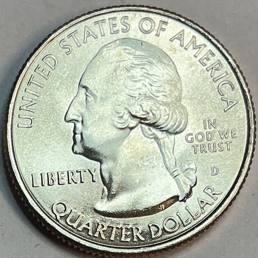 2014-D Uncirculated, Shenandoah National Park, Virginia, Washington Quarter
