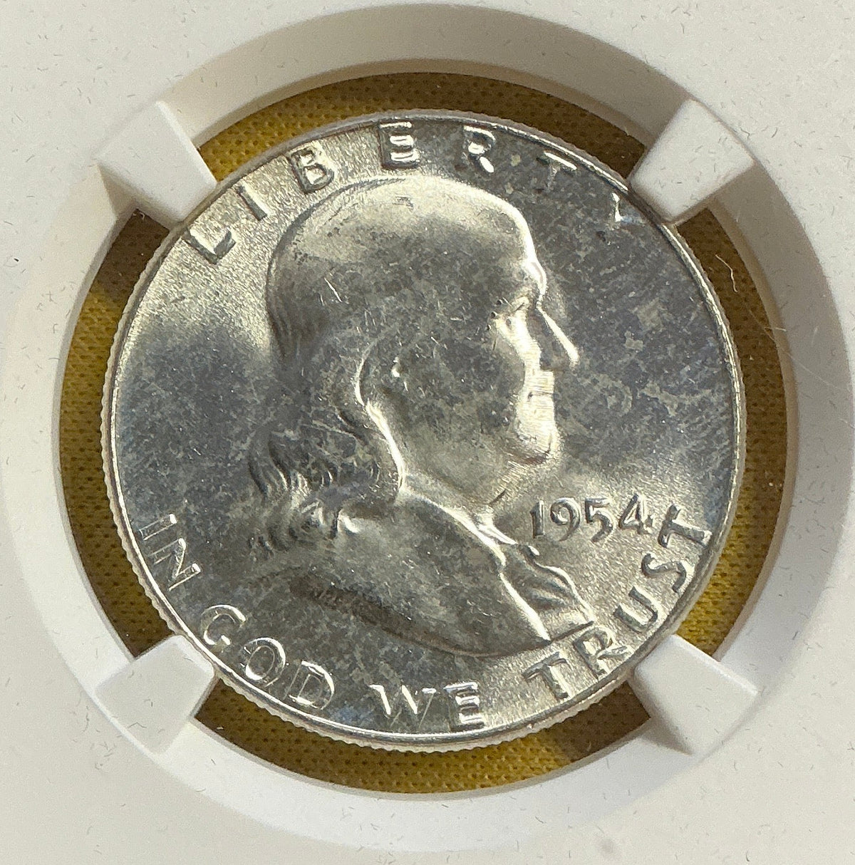 1954 Franklin Half Dollar, NGC MS 65, Store #HR2105