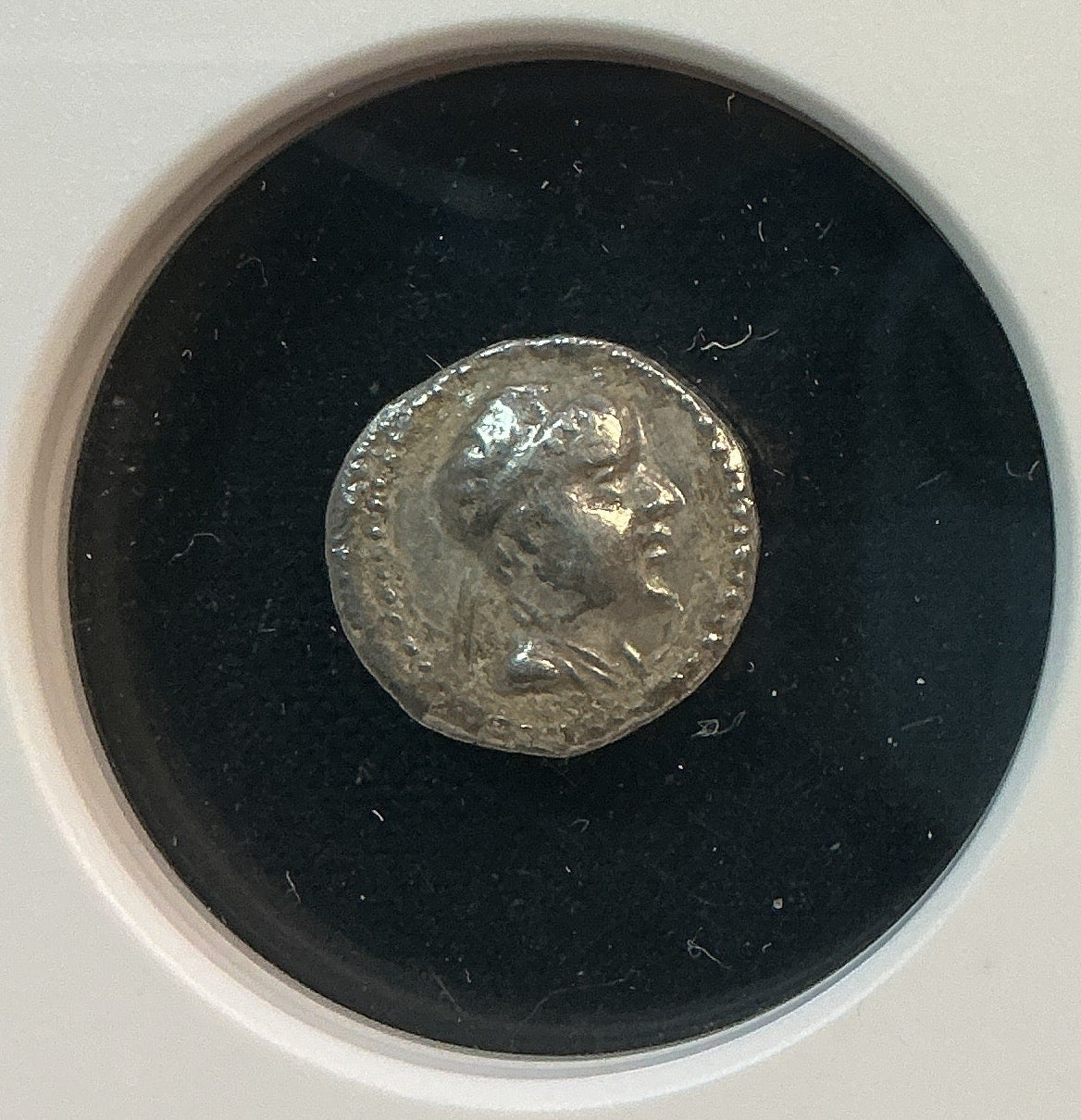 Ancient Coinage, VF, Greek Coinage, Kingdom of Bactria, AR Obol, c170-145 BC, Store #AT0014