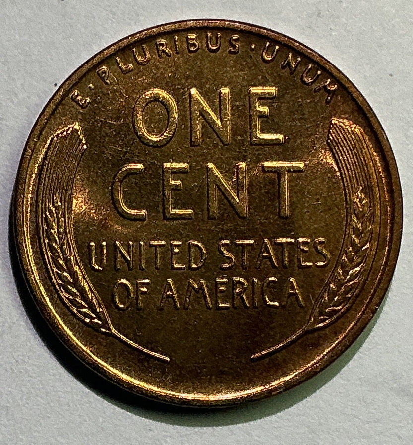 1938-S Lincoln Cent, Mint State Uncirculated Coin, Store #CT1269