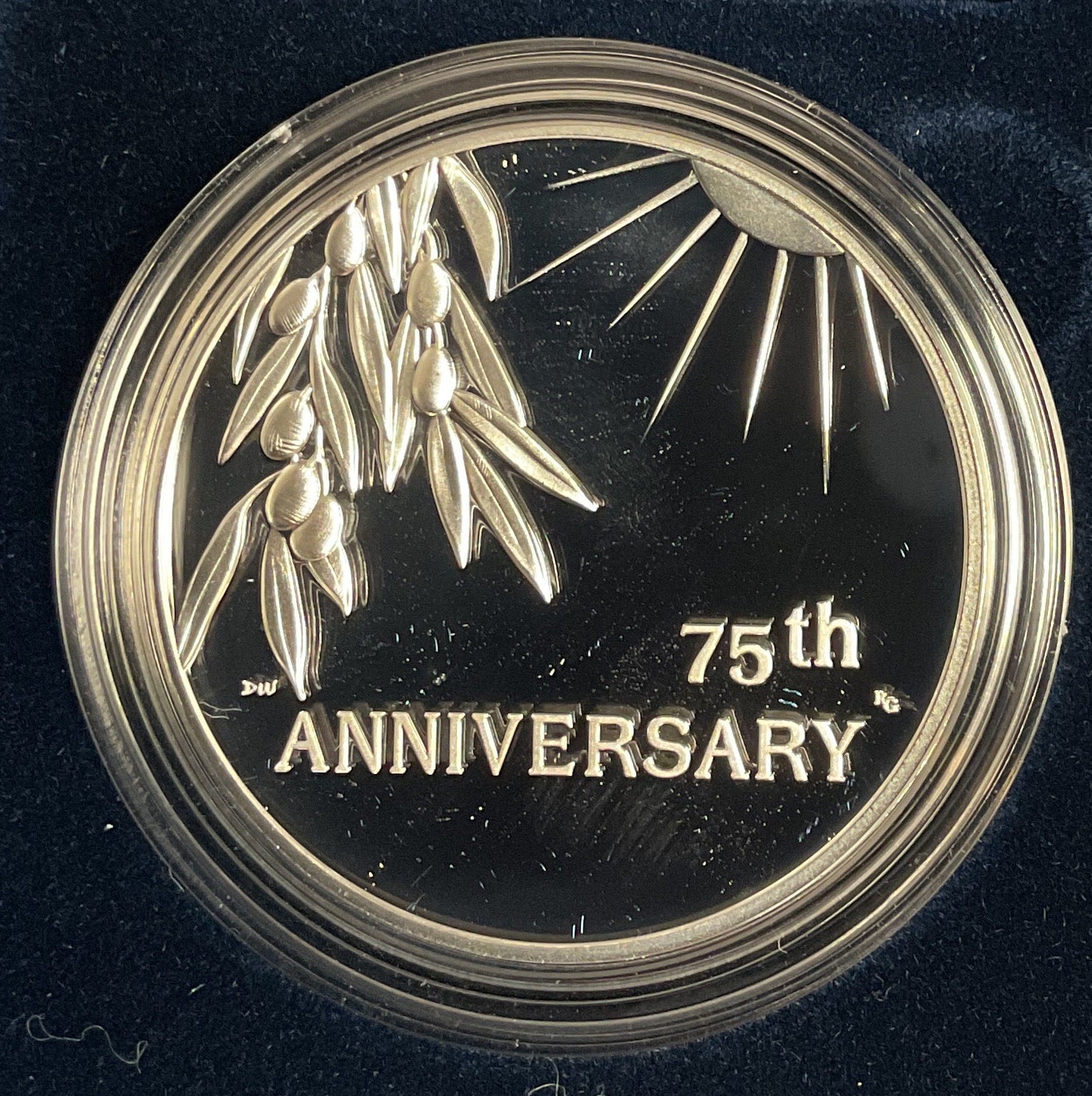 U.S. Mint, End of World War II, 75th Anniversary Silver Medal, #SR011