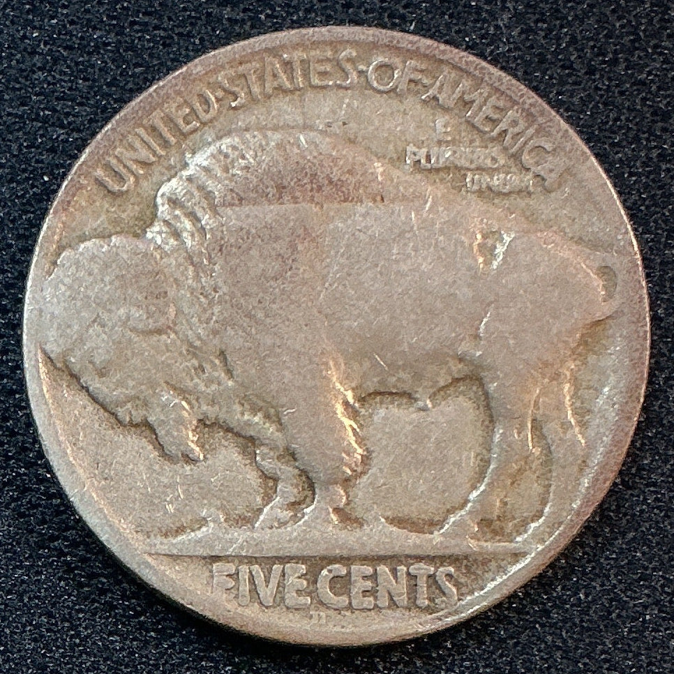 1924-D Buffalo Nickel, Very Good Circulated Coin, Store #NL1044