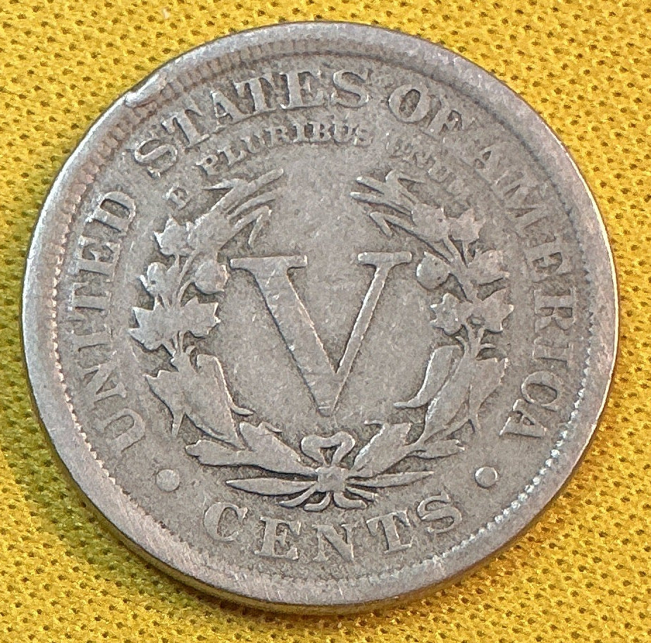 1910 Liberty Nickel, Very Good Circulated Coin, Store #NL909